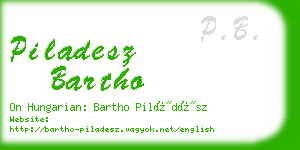 piladesz bartho business card